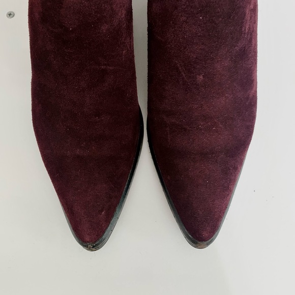 Via Spiga Farley Pointed Toe Ankle Boot Suede - Picture 4 of 6